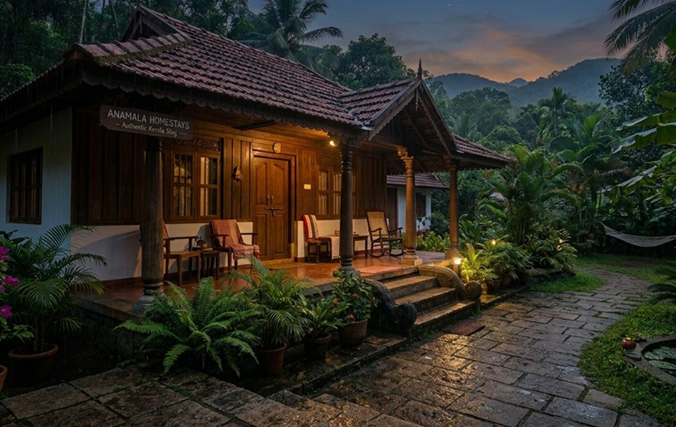 Anamala Heritage Homestay Veranda