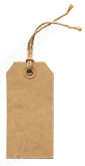 Vintage luggage tag